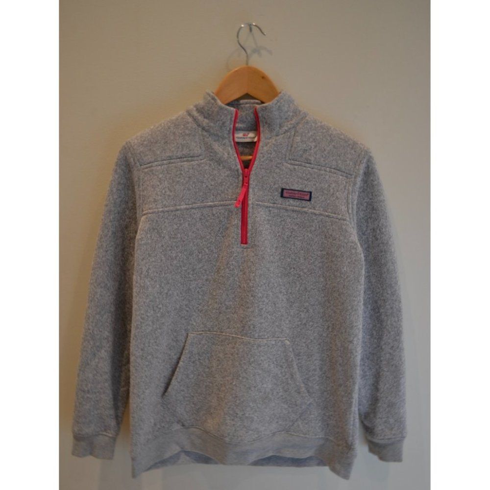 Vineyard Vines Grey Pink Shep Shirt Size S